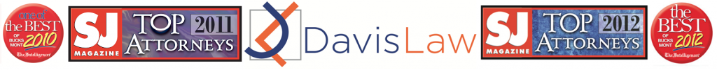 Davis Law Best of Bucks Month 2012 Top Attorneys South Jersey 2012 2011 One of the Best of Bucks Month 2010